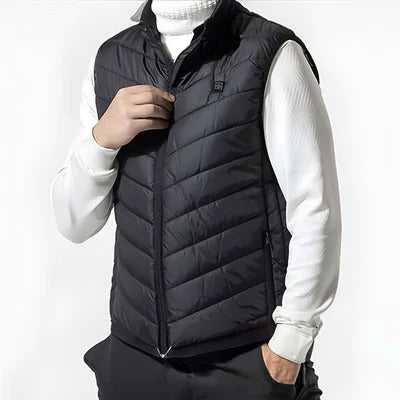 Freeze-Proof 9-Zone Heated Vest – Stay Warm Anywhere, From Jobsite to Office